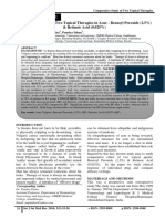 Comparative Study of Two Topical Therapies in Acne - Benzoyl Peroxide (2.5%) & Retinoic Acid (0.025%)