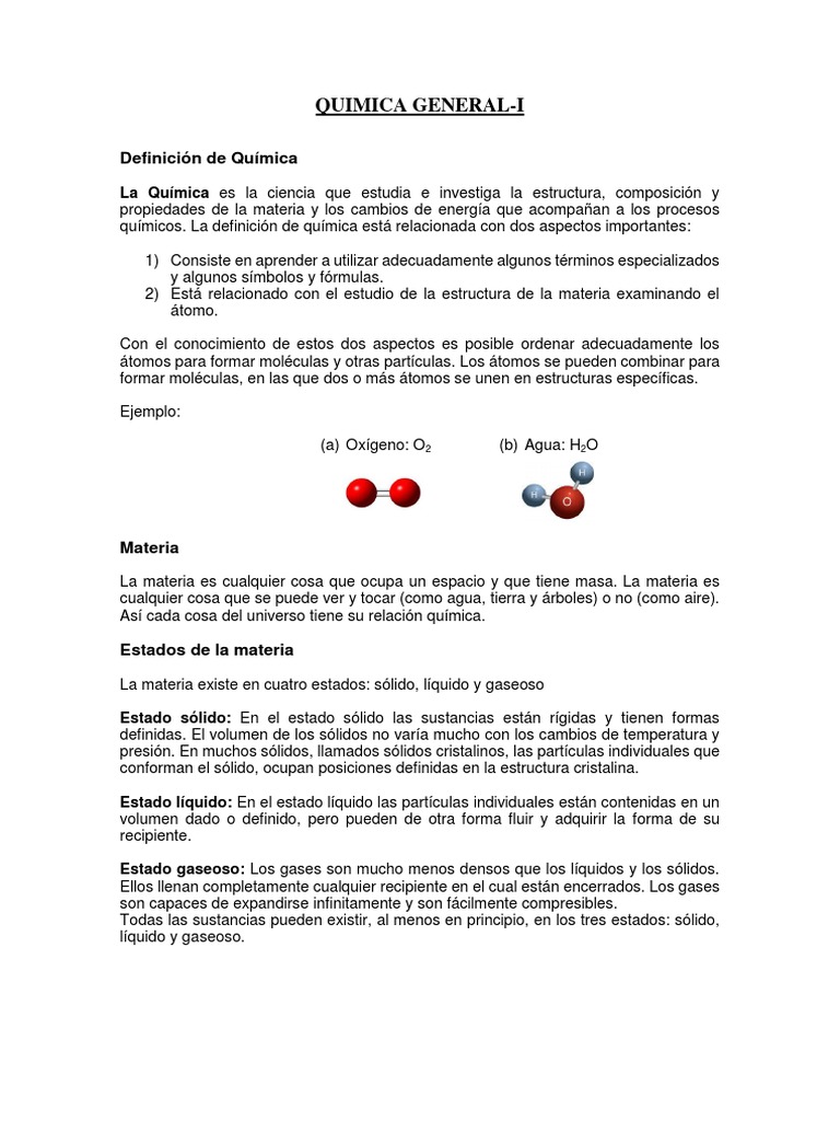 Como Se Define La Materia En Quimica Compartir Materiales