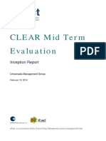 CLEAR MTE Inception Report