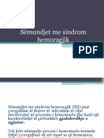 Ligjerata 11 e XI Koagulopatitë Sëmundjet Me Sindrom Hemorrhagjik