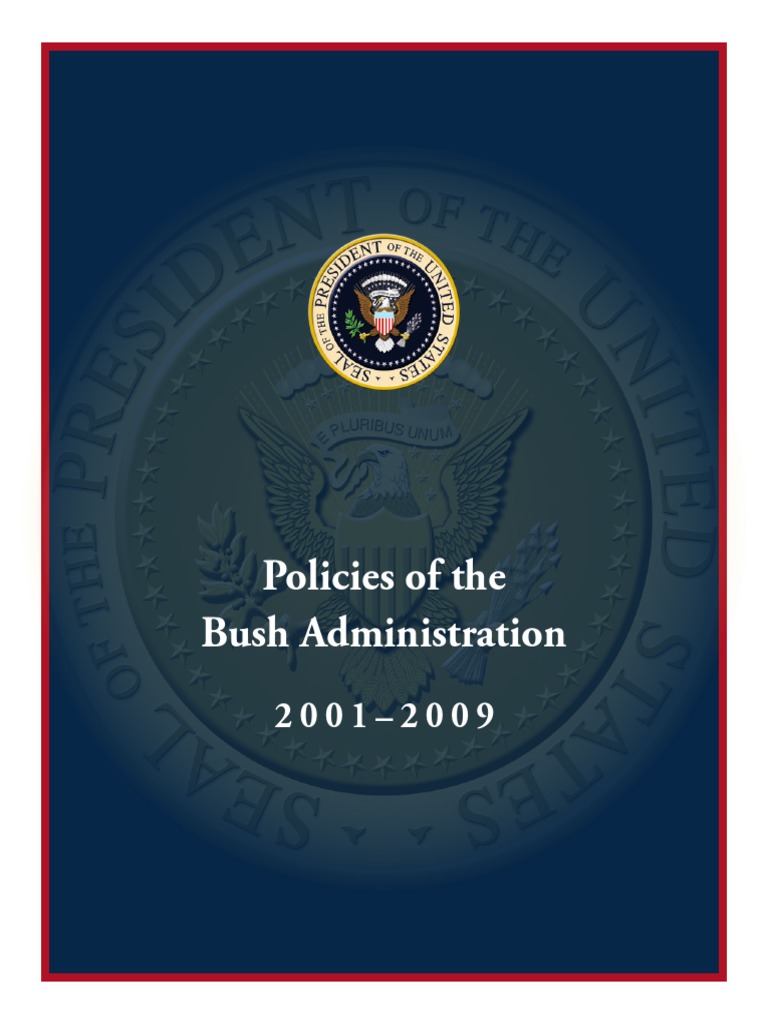 Policies of The Bush Administration PDF | PDF | United States ...