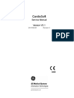 GE CardioSoft V5.1 ECG Software - Service Manual