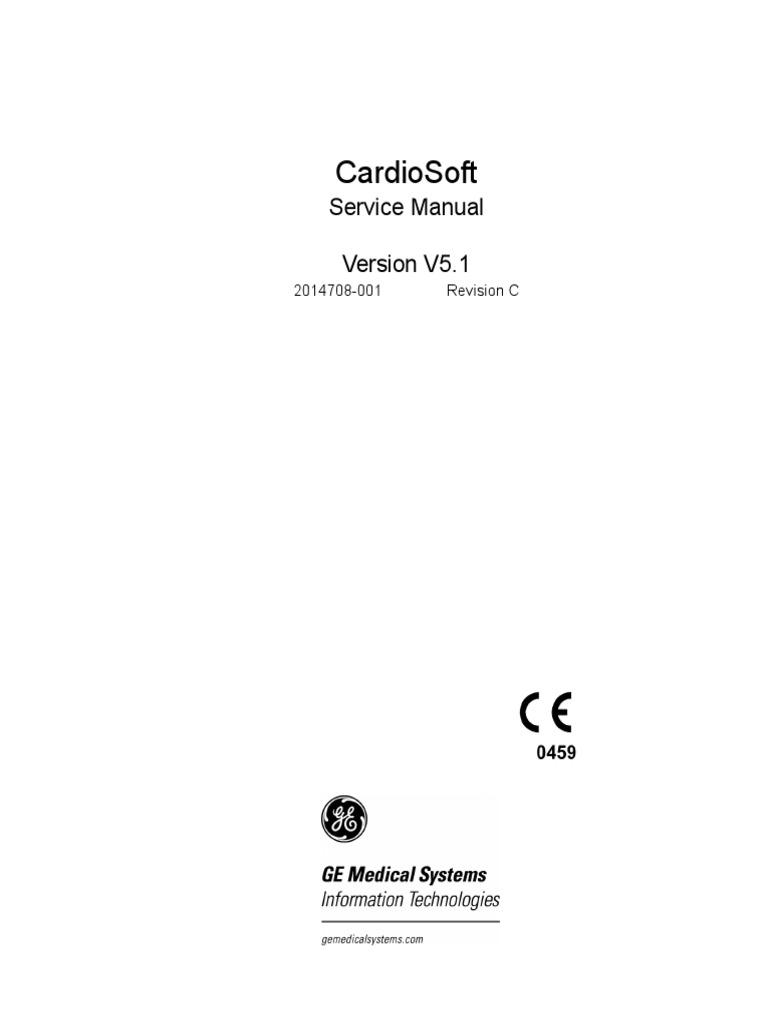 GE CardioSoft V5.1 ECG Software - Service Manual | PDF | Windows 2000 ...