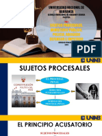 Sujetos Procesales Derecho Procesal I