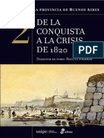 De La Conquista A La Crisis de 1820 - Historia de La Provincia de Buenos Aires