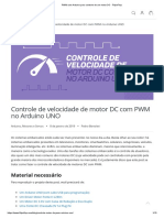 PWM Com Arduino para Controle de Um Motor DC - FilipeFlop