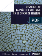 TEXTO Desarrollar La Práctica Reflexiva en El Oficio de Enseñar