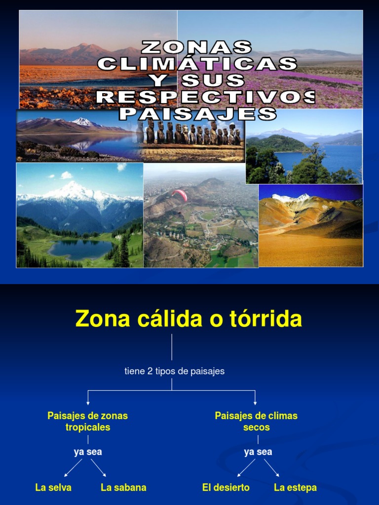 Zonas Climáticas y Paisajes | Descargar gratis PDF | Clima templado ...