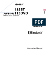 AVH G215BT User Manual