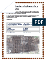 Informe Final. Taller de Encofrados y Fierreria