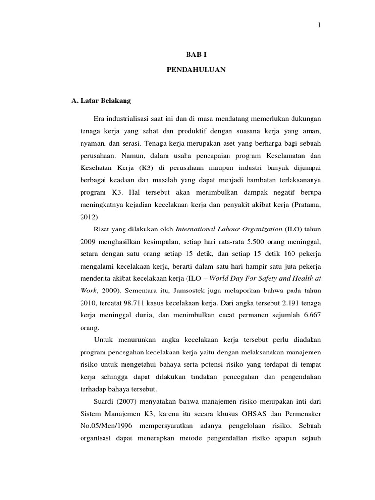 Manajemen Risiko K3 di Chevron Riau | PDF