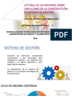 Diseño Estructural de Un Informe Sobre Acciones A Llevar A Cabo en La Construccion de Un Sistema de Gestion