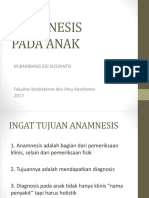 Anamnesis Pada Anak