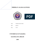 Download Tugas Pendidikan Agama Katolik by Fransiskus Xaverius Freddy SN41280078 doc pdf