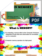MAIN MEMORY TYPES AND USES