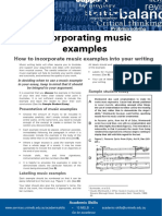 Incorporating Music Examples: How To Incorporate Music Examples Into Your Writing