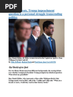 For Democrats, Trump Impeachment Question Is A Personal Struggle Transcending Politics