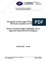 Vocabulario Bilingue Agencia Espacial 2019