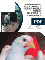 Formación operarios manejo recursos naturales granjas avícolas