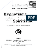 Hypnotisme Et Spiritisme - Cesare Lombroso PDF