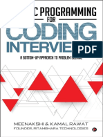 Meenakshi, Kamal Rawat - Dynamic Programming For Coding Interviews - A Bottom-Up Approach To Problem Solving (2017, Notion Press)