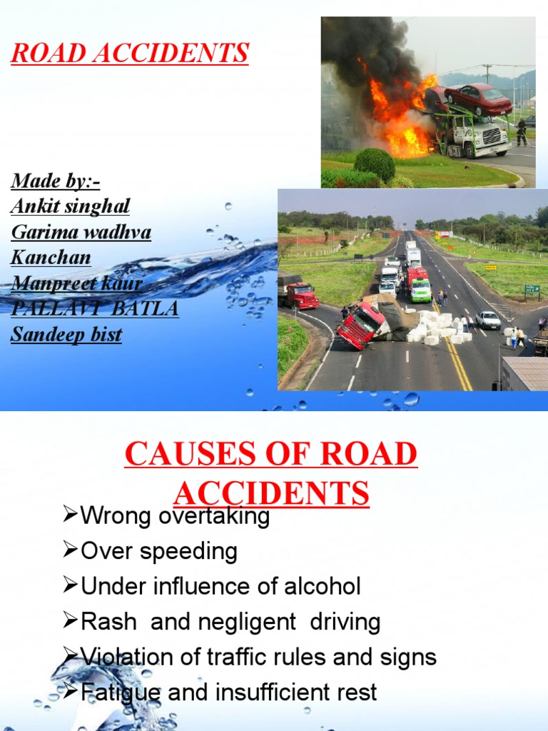 Causes and Prevention of Road Accidents | PDF | Traffic Collision ...