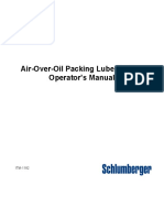 Air-Over-Oil Packing Lube System Operator's Manual