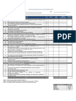 Lista de Verificación Taller Seguro 2019