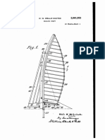 Wells-Coates 1951 Patent for Sailing Craft with Adjustable Sail Arch