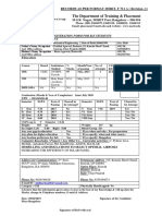 Registration Form for B.E