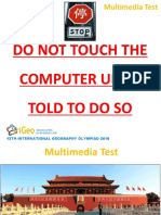 IGeO 2016 Multimedia Test