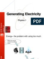 Generating Electricity: Physics 1