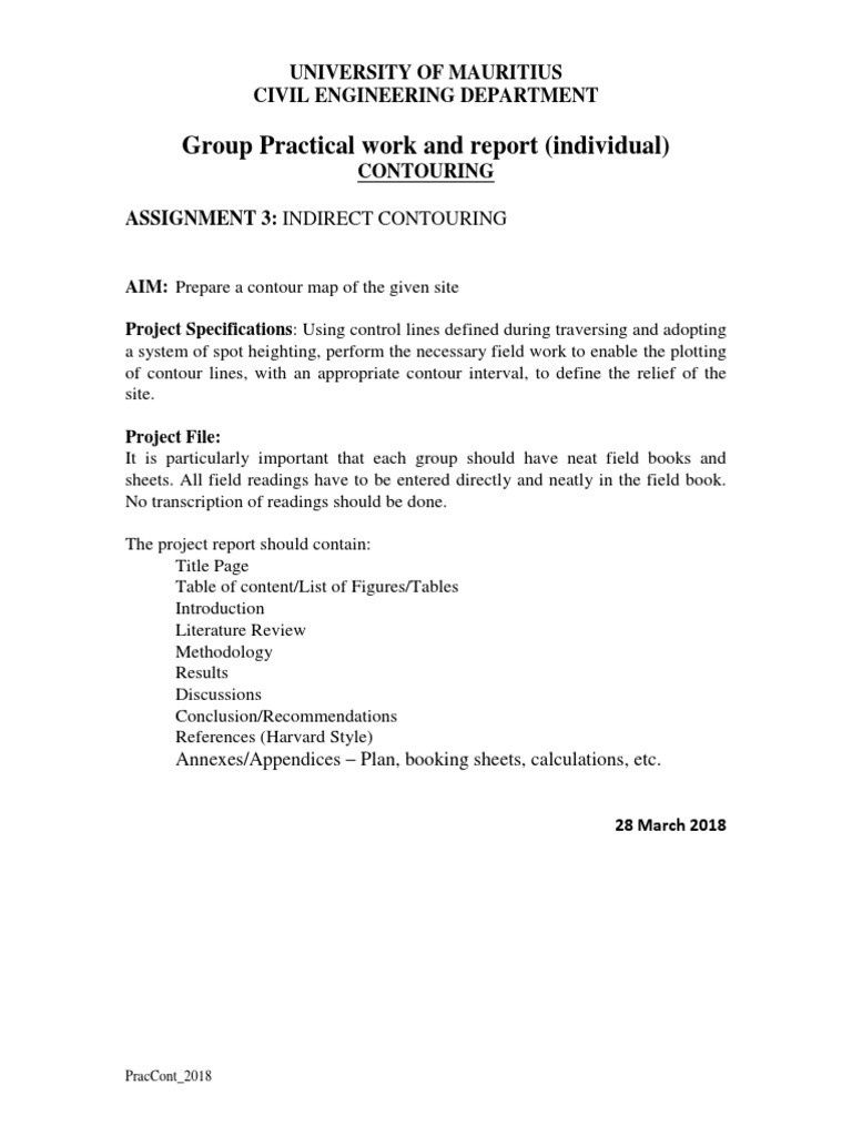Indirect Contouring Project Report | PDF