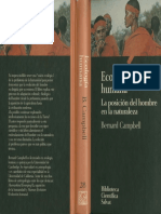 Bernard Campbell - Ecología Humana. La Posición Del Hombre en La Naturaleza