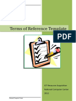 Term of Reference