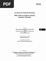 - ANSI IEEE Std 983-1986 IEEE Guide for Software Quality Assurance Planning (, Institute of Electrical & Electronics Enginee)