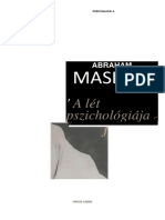 Abraham Maslow: A Lét Pszichológiája Felé