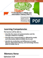 MIL - 1.1 Mediaandinformationliteracycommunication (Part1)