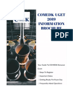 Comedk Information Brochure 2019 VF PDF