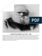 CHARLES DARWIN Lived 1809