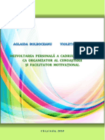 Dezvoltarea Personala A Cadrului Didactic CA Organizator Al Cunoasterii Si Facilitator Motivational PDF