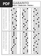 Simulado Enem 2019 Gabarito e Questoes Comentadas Prova I