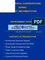 Environmental Considerations During Project Implementation: Delivering Excellence Through People