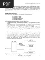 Servlet: - : Fig: Separations of Request Processing, Presentation and Business Logic