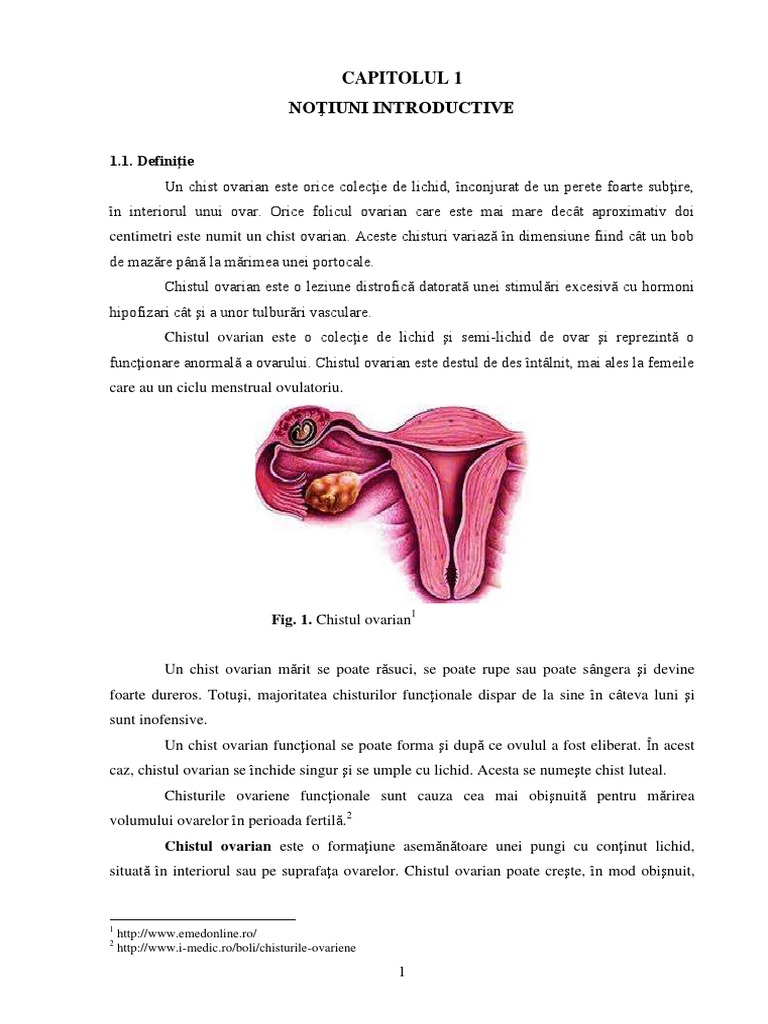 Chist Ovarian Corect PDF | PDF