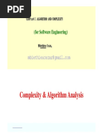 Algorithm and Complexity