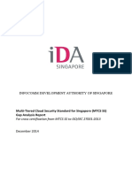 IDA - MTCS X-Cert - Gap Analysis Report - MTCS To ISO270012013 - Release