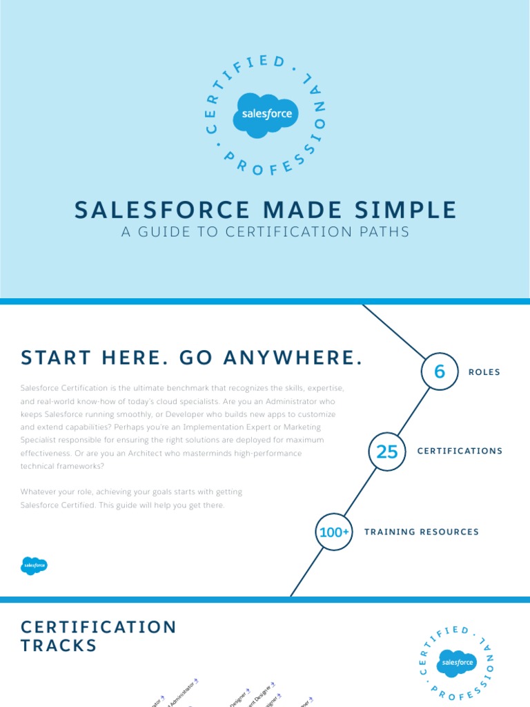 Salesforce Certification Path Guide | PDF | Salesforce.Com ...