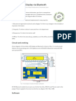 Wireless LCD Display Via Bluetooth - Full Electronics Project PDF