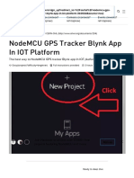 NodeMCU GPS Tracker Blynk App in IOT Platform - Hackster.io